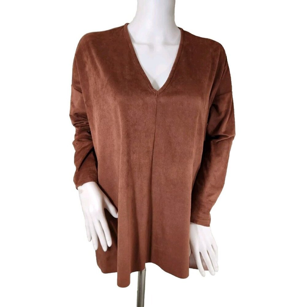 Bryn Walker Womens Size XS Sequoia Baxter Shirt long sleeve V-Neck Oversized 19